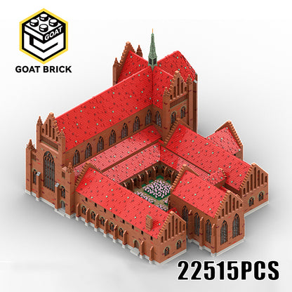Goat Bricks Kloster St. Pius - North German Monastery Building Blocks Model