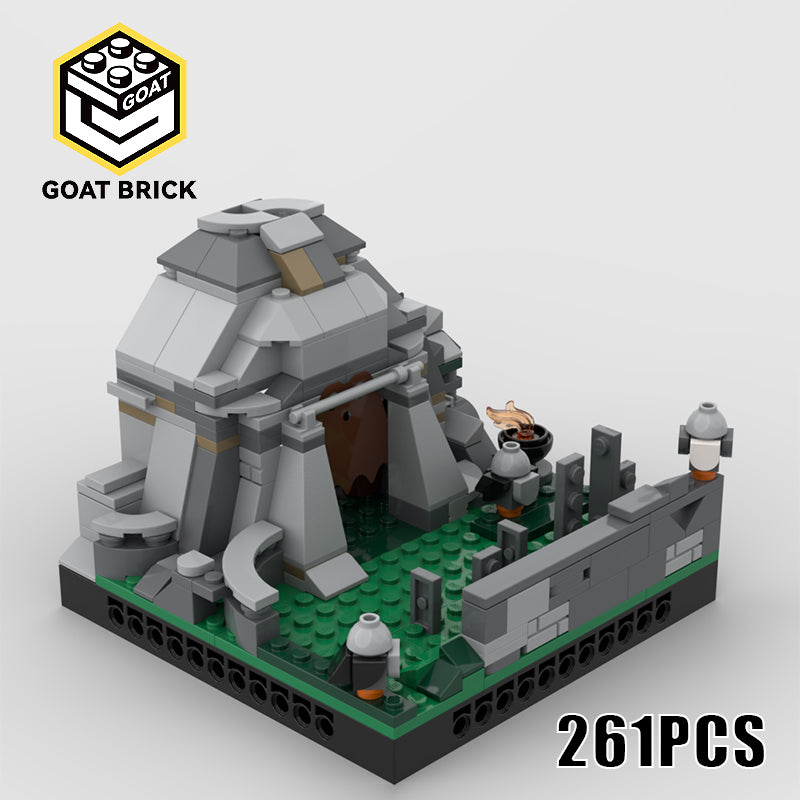 Goat Bricks Star Movie Ahch-To Island Training MOD Building Blocks Model