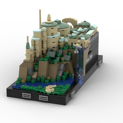 Goat Bricks Star Movie Theed (Architecture Collection) Building Blocks Model