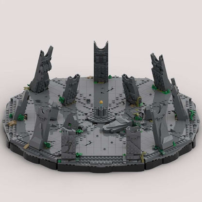 Goat Bricks Star Movie Seatos Temple Diorama Building Blocks Model