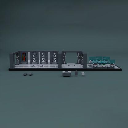 Goat Bricks Star Movie Survival Aboard The Venator- Straight Line Layout Building Blocks Model