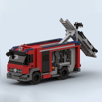 Goat Bricks Purmerend Fire Engine Building Blocks Model