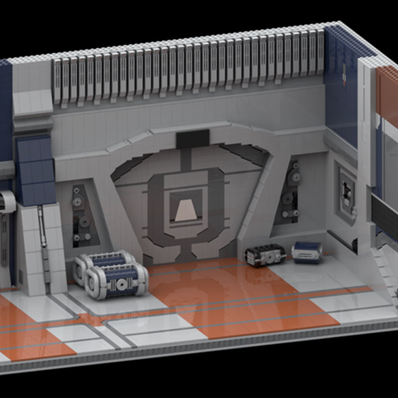 Goat Bricks Star Movie KUS Hangar Building Blocks Model