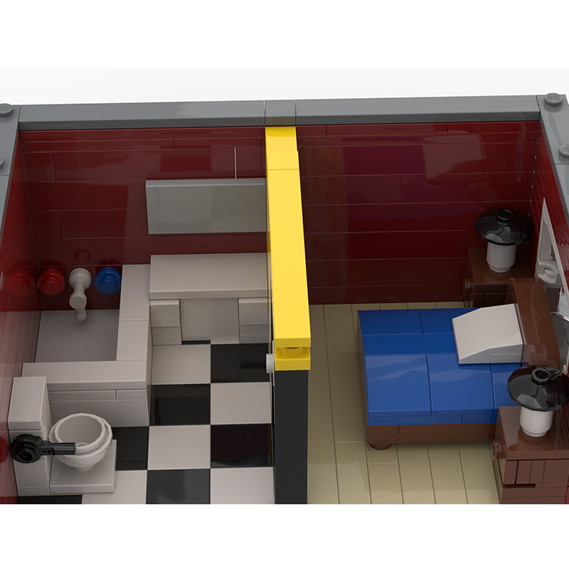 Goat Bricks Post Office Modular Building Building Blocks Model