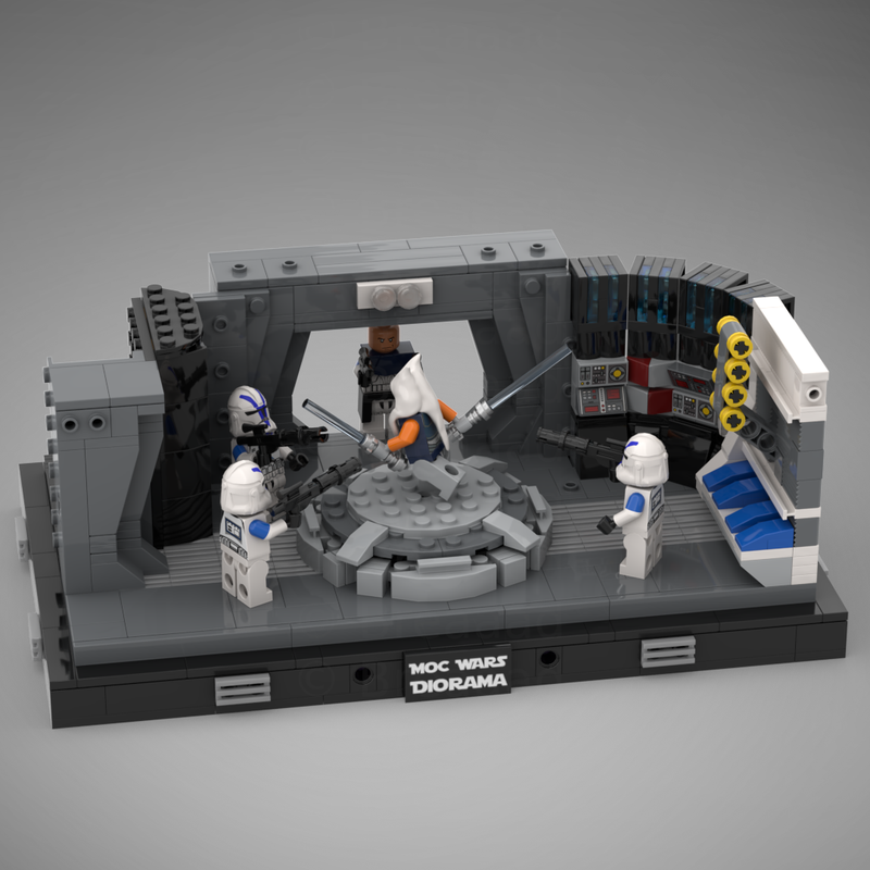 Goat Bricks Star Movie SW III: TCW - Hub Building Blocks Model
