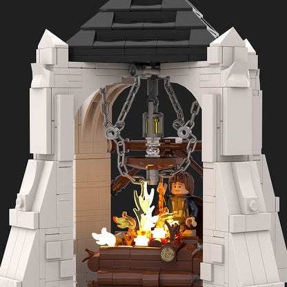 Goat Bricks Beacon of Gondor - Pippin's Courage Building Blocks Model