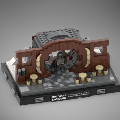 Goat Bricks Star Movie Hey Mando! (Diorama Collection - Mando Season 1) Building Blocks Model