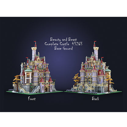 Goat Bricks Beauty and Beast Castle Complete Base Ground Building Blocks Model