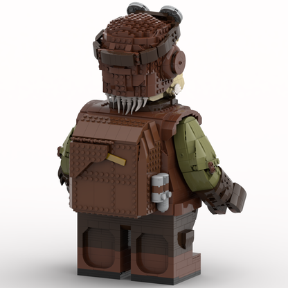 Goat Bricks Star Movie Kuiil Mega Figure Model