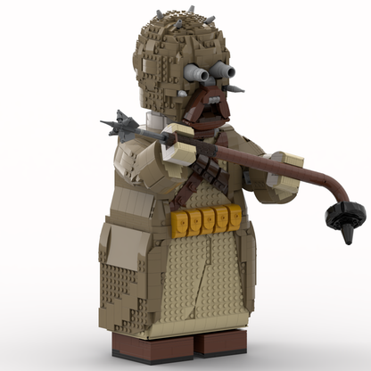 Goat Bricks Star Movie Tusken Raider Mega Figure Model