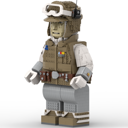 Goat Bricks Star Movie Hoth Rebel Mega Figure Model