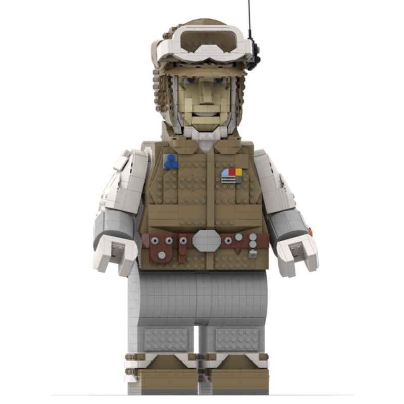 Goat Bricks Star Movie Hoth Rebel Mega Figure Model