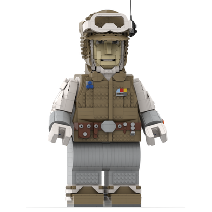 Goat Bricks Star Movie Hoth Rebel Mega Figure Model