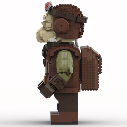 Goat Bricks Star Movie Kuiil Mega Figure Model