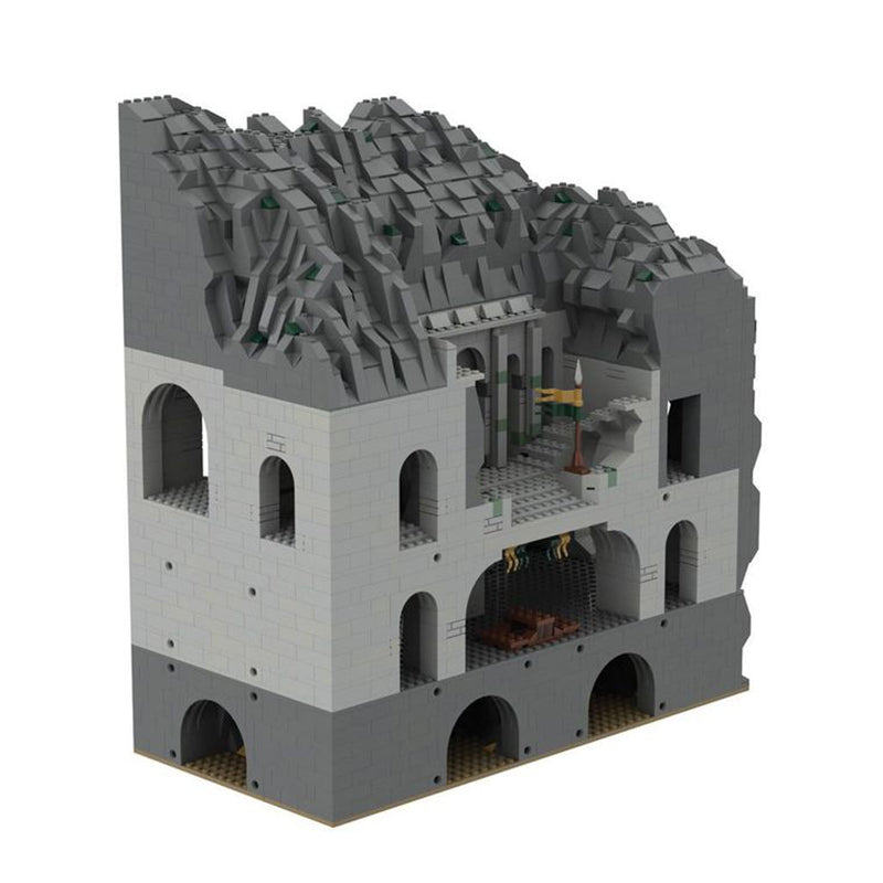 Goat Bricks UCS Helm's Deep - part 3 Building Blocks Model