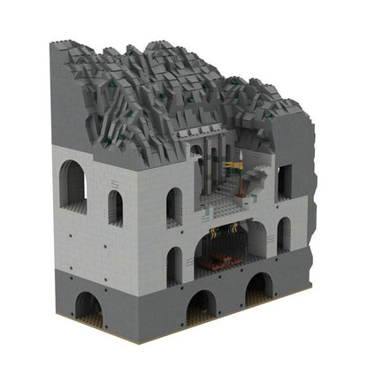 Goat Bricks UCS Helm's Deep - part 3 Building Blocks Model