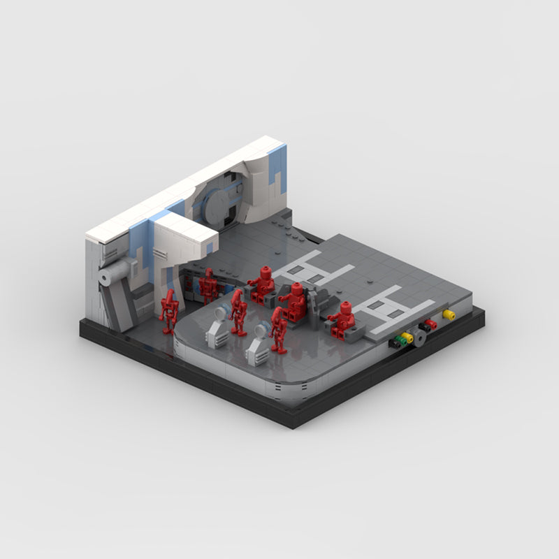 Goat Bricks Star Movie Lucrehulk Command Center Building Blocks Model