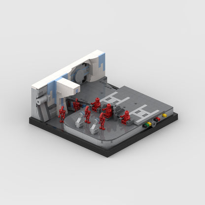 Goat Bricks Star Movie Lucrehulk Command Center Building Blocks Model