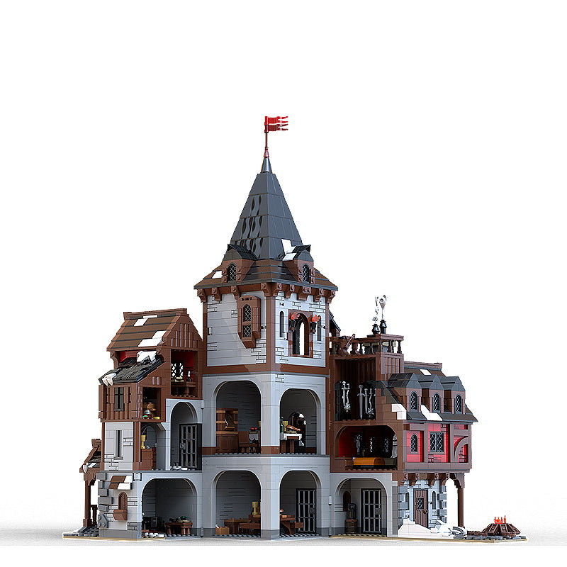 Goat Bricks Wolf Lord`s Castle Building Blocks Model