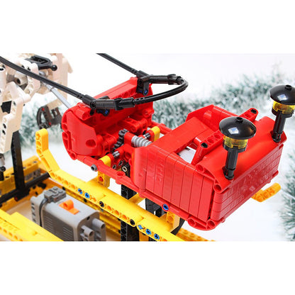 Goat Bricks Christmas Santa Sleigh Building Blocks Model