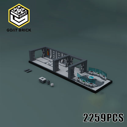 Goat Bricks Star Movie Survival Aboard The Venator- Straight Line Layout Building Blocks Model
