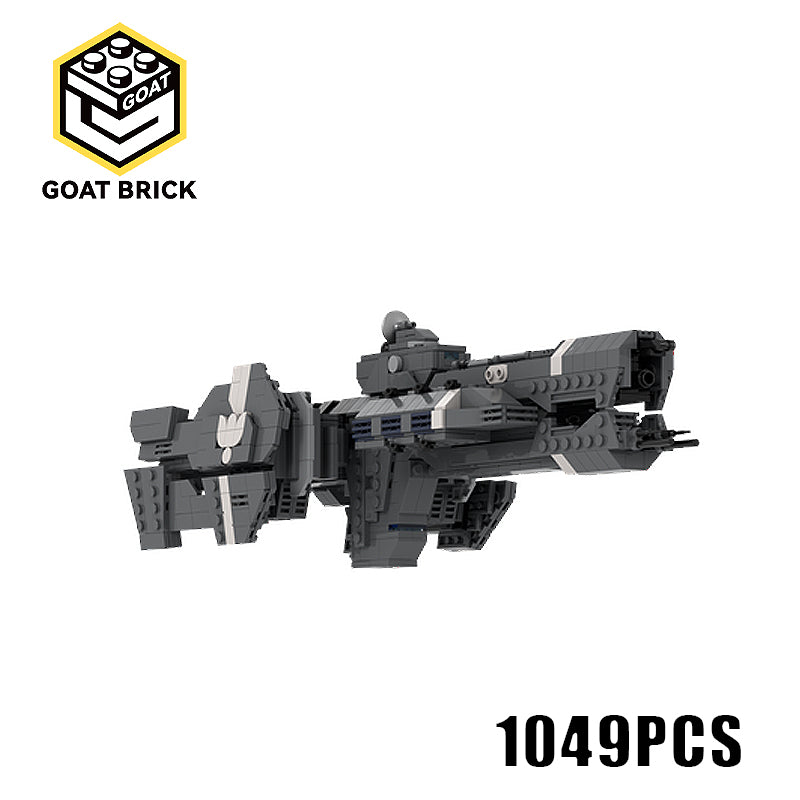 Goat Bricks Paris-class heavy Frigate - UNSC Gettysburg Building Blocks Model