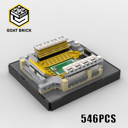 Goat Bricks Heinz Field - Pittsburgh Building Blocks Model