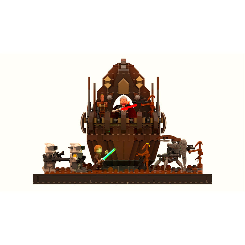Goat Bricks Star Movie Geonosian Arena Building Blocks Model