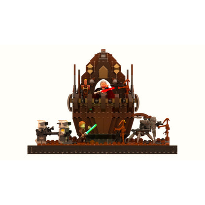 Goat Bricks Star Movie Geonosian Arena Building Blocks Model