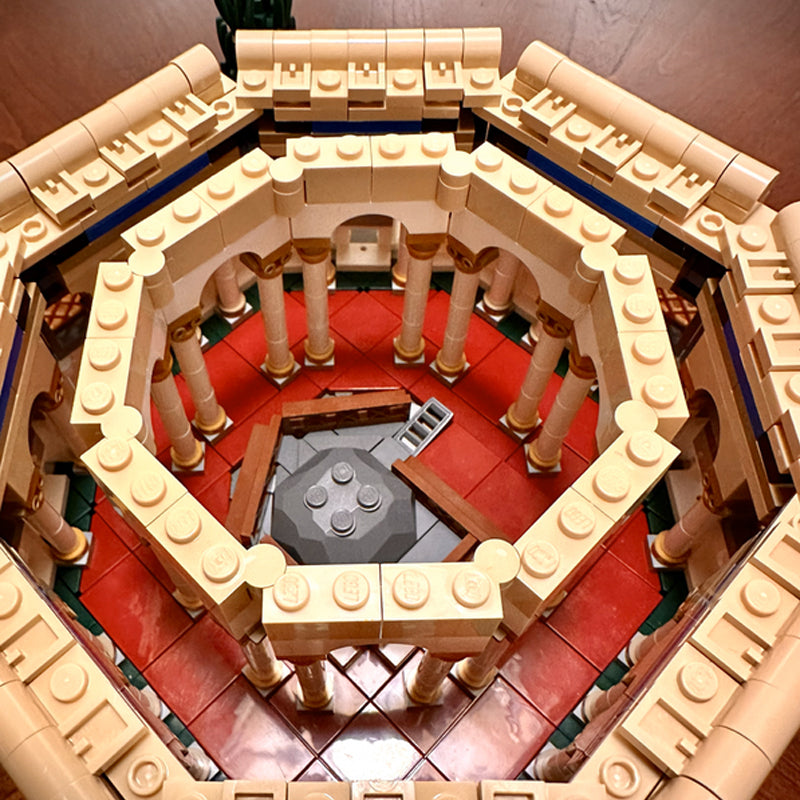 Goat Bricks Dome of the Rock Building Blocks Model
