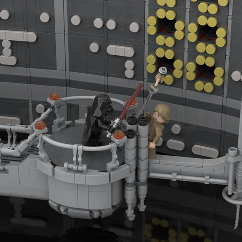Goat Bricks Star Movie UCS Bespin Duel Diorama Building Blocks Model