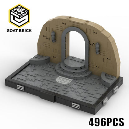 Goat Bricks Star Movie Commander Fox and The Coruscant Guard Diorama Building Blocks Model