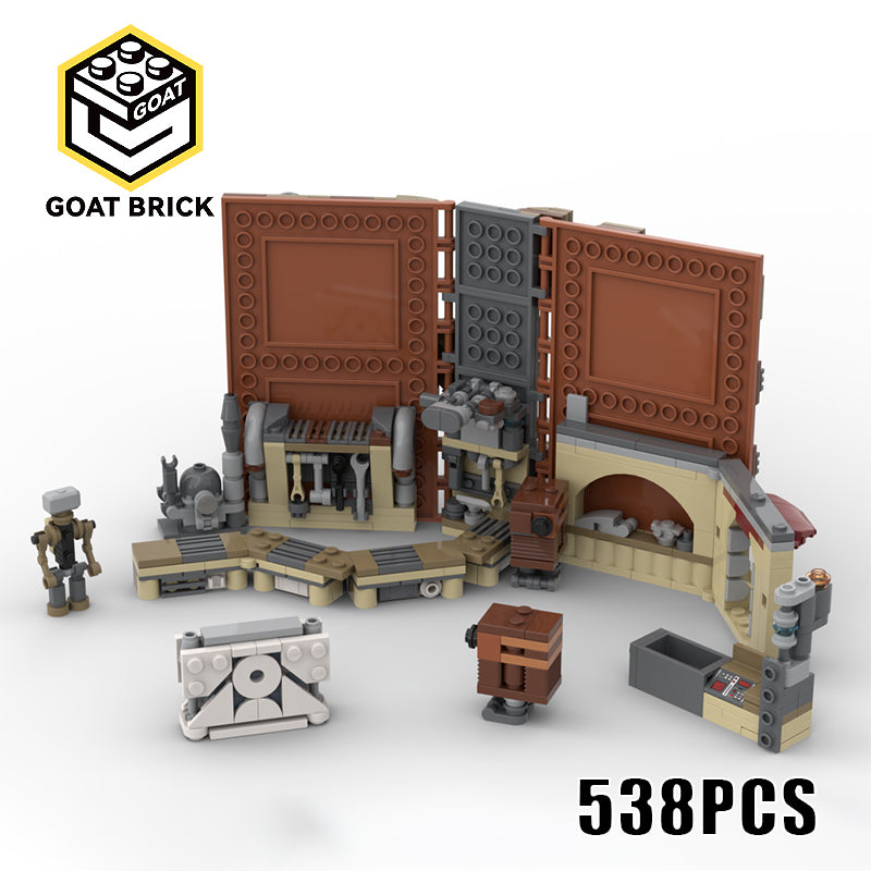 Goat Bricks Star Movie Episode I - Watto's Junk Shop Building Blocks Model