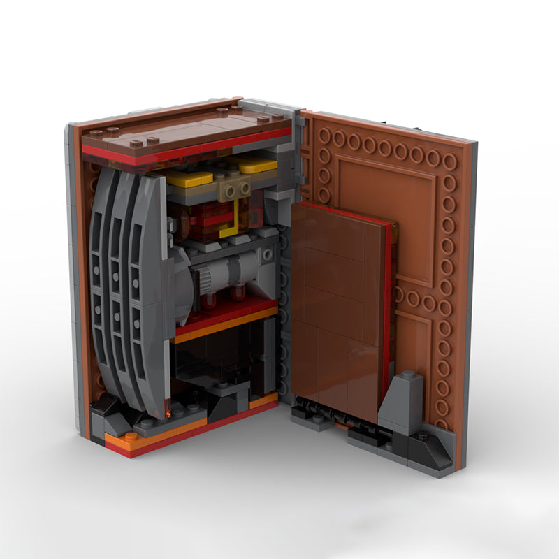 Goat Bricks Star Movie Episode III - Mustafar Battle Building Blocks Model