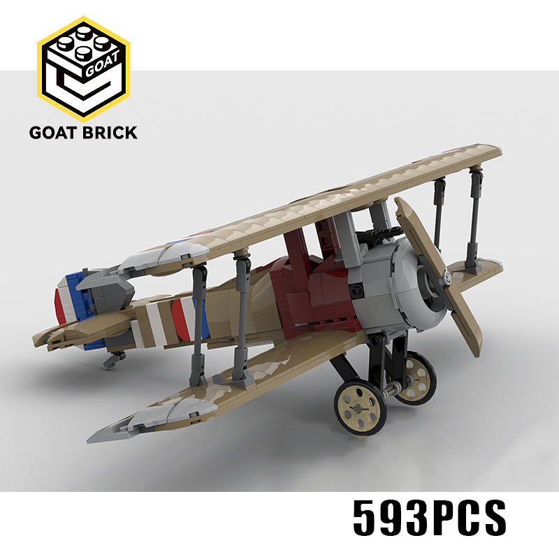 Goat Bricks Sopwith F1 Camel Building Blocks Model