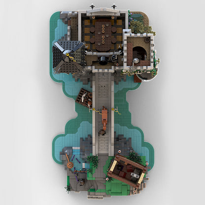 Goat Bricks Serpent's Citadel Building Blocks Model