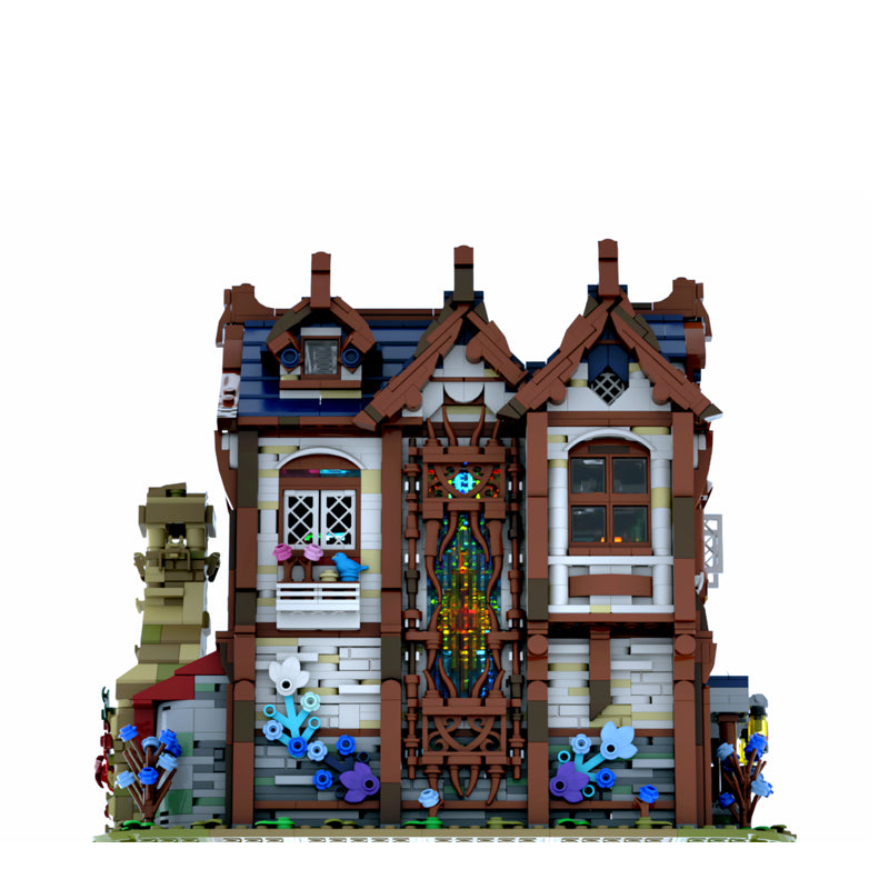 Goat Bricks Andwraith's BAKERY [the Rainy Street Series] Building Blocks Model