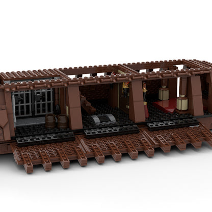 Goat Bricks Star Movie Jabba's Sail Barge Building Blocks Model