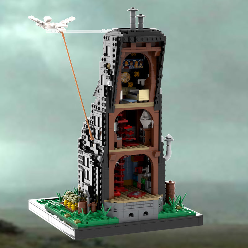 Goat Bricks Magical Movie Lovegood House Building Blocks Model