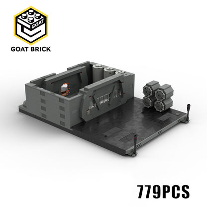 Goat Bricks Star Movie Ambush on Mandalore Building Blocks Model