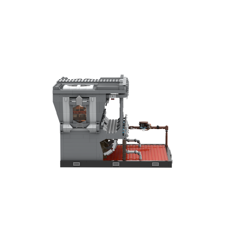 Goat Bricks Star Movie Separatist War Room on Mustafar Building Blocks Model