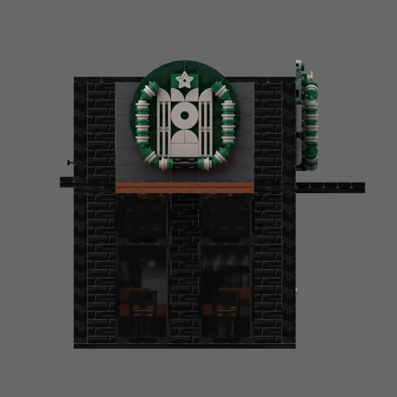 Goat Bricks Starbucks Building Blocks Model