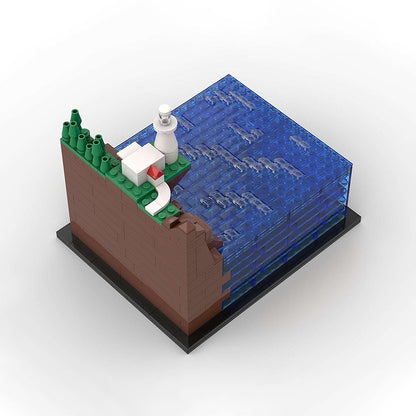 Goat Bricks Daiku Maryu Gaiking - Omezaki Lighthouse Building Blocks Model