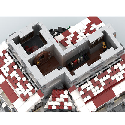 Goat Bricks The Vampire's Manor - Winter Version Building Blocks Model