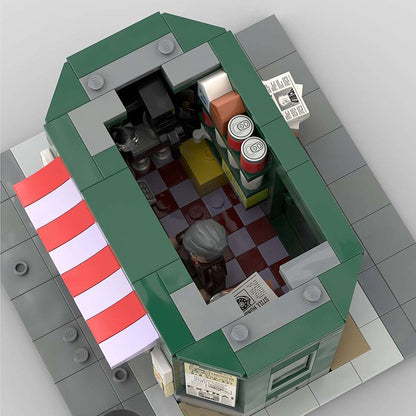 Goat Bricks Kiosk corner Building Blocks Model