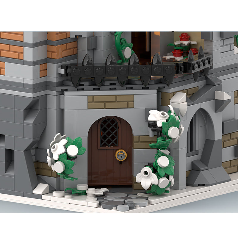 Goat Bricks The Vampire's Manor - Winter Version Building Blocks Model