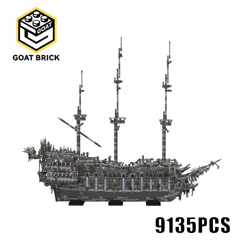 Goat Bricks The Flying Dutchman Building Blocks Model