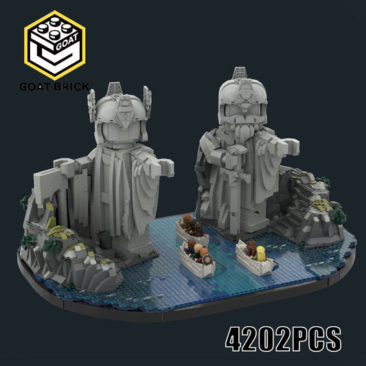 Goat Bricks Argonath - Pillars of Kings Building Blocks Model