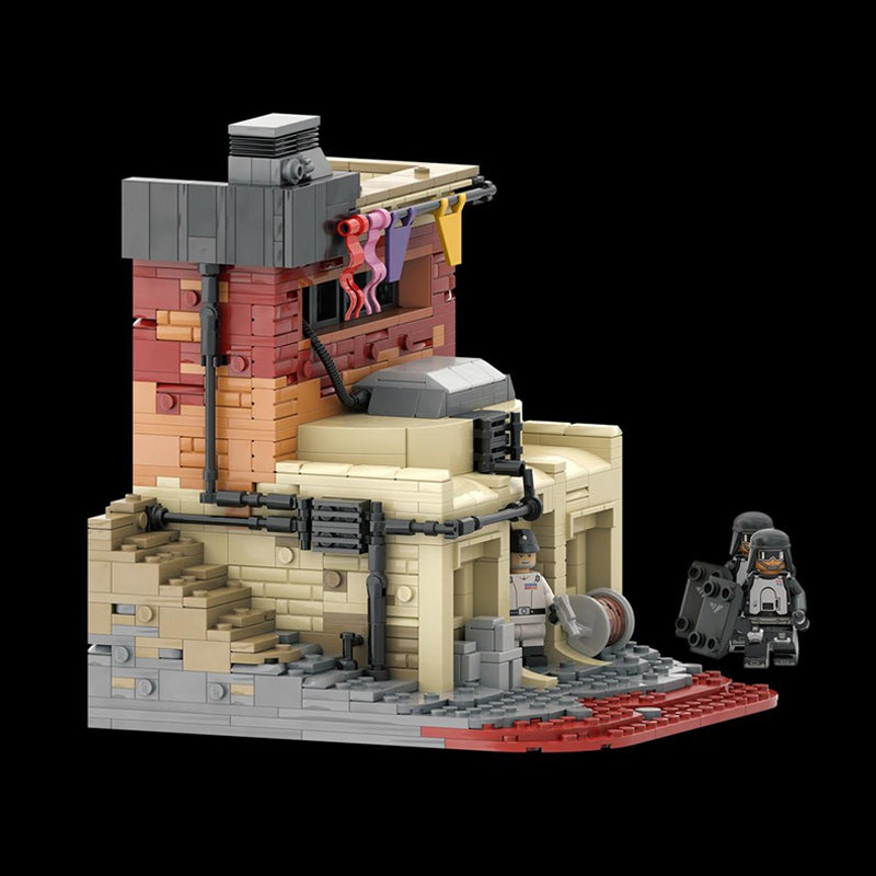 Goat Bricks Star Movie Andor - Streets of Ferrix - Workshop Building Blocks Model