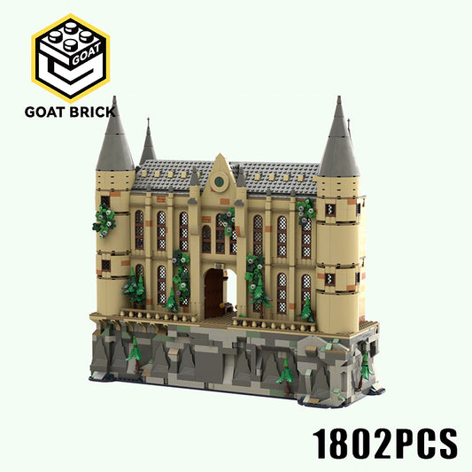 Goat Bricks Magical Movie HP Castle - Viaduct Entrance Merged Building Blocks Model